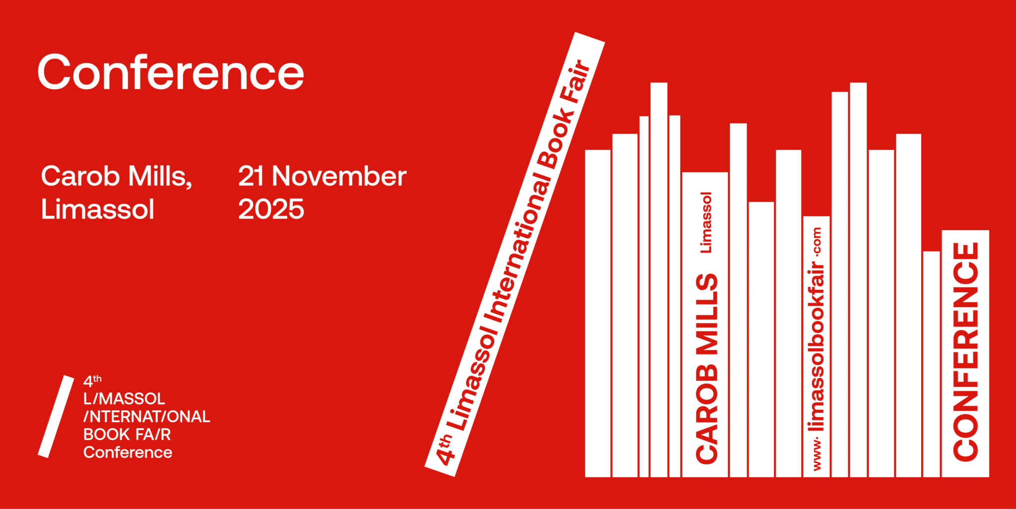 4η Διεθνής Έκθεση Βιβλίου Λεμεσού: Από τις 21 έως τις 23 Νοεμβρίου 2025