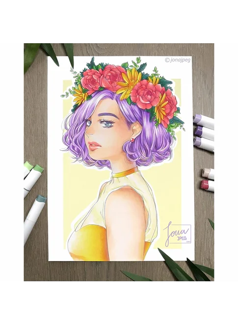 Ohuhu Honolulu Alcohol Markers Σετ Μαρκαδόρων 48 Midtone χρωμάτων Brush & Chisel