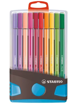 Stabilo Pen 68 Colorparade - Μαρκαδόροι 1mm Σετ 20 χρώματα