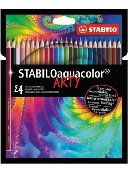 Stabilo Aquacolor Arty - Ξυλομπογιές Σετ 24 χρώματα