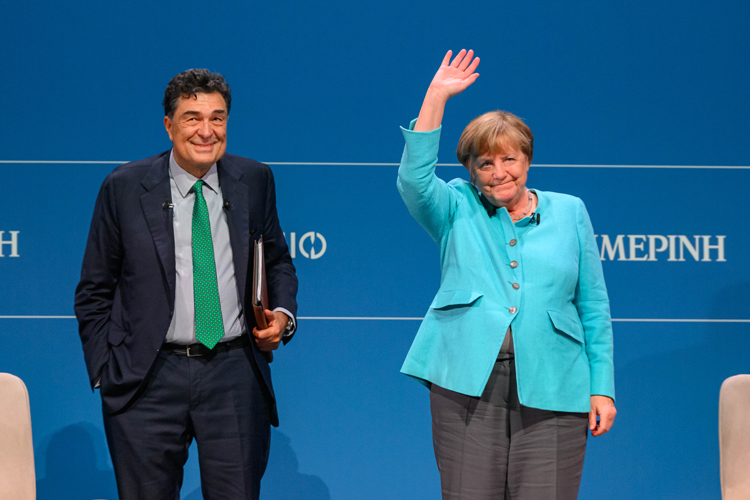 Η Angela Merkel στην Αθήνα